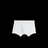 AMI PARIS Boxer coton biologique blanc logo cœur