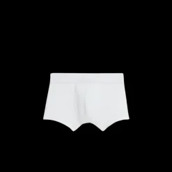 AMI PARIS Boxer coton biologique blanc logo cœur