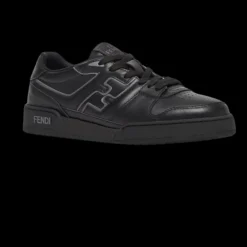 Basket FENDI Match noir gris semelle noire