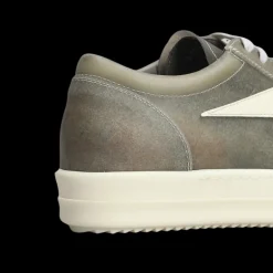 Basket Sneaker RICK OWENS Vintage transparent leather cuir vintage gris