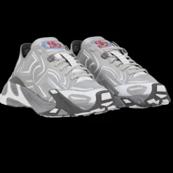 Baskets DOLCE & GABBANA Fast maille structurée grise argent