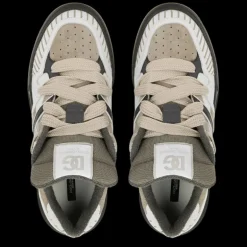 Baskets DOLCE & GABBANA  New Roma Cuir daim gris beige gros lacets