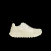 Baskets MONCLER Trailgrip Amoeba par Salehe Bembury cuir nylon beige