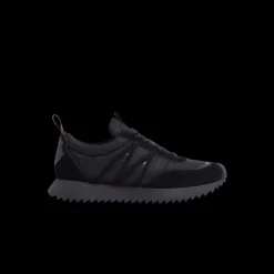 Baskets Sneakers MONCLER Pacey nylon daim noir logo talon