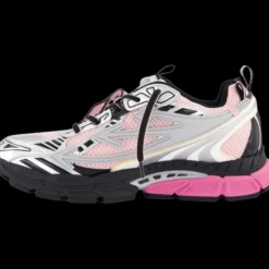 Baskets sneakers OFF-WHITE Be Right Back cuir mesh noir rose