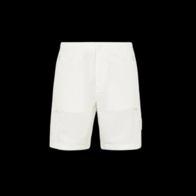 Bermuda cargo STONE ISLAND GHOST PIECE coton blanc