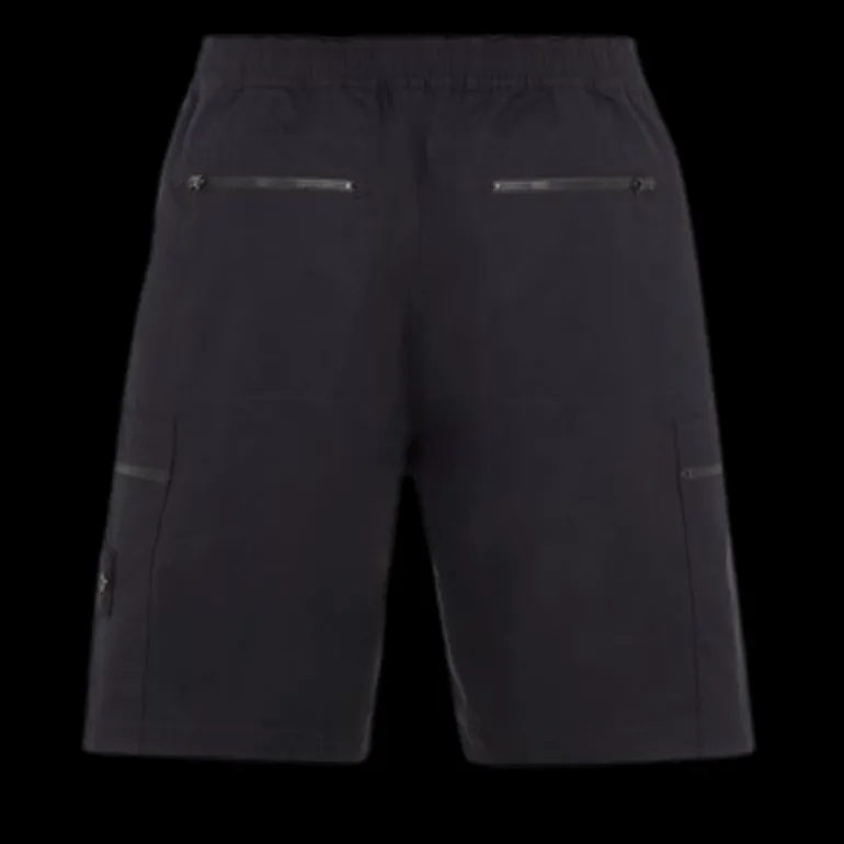 Bermuda cargo STONE ISLAND GHOST PIECE coton noir
