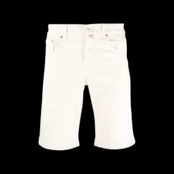 Bermuda JACOB COHEN Nicolas coton stretch crème 5 poches