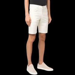 Bermuda JACOB COHEN Nicolas coton stretch crème 5 poches