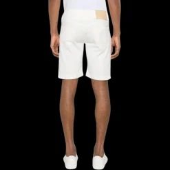 Bermuda JACOB COHEN Nicolas coton stretch blanc 5 poches