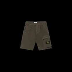 Bermuda STONE ISLAND cargo nylon métal Econyl kaki