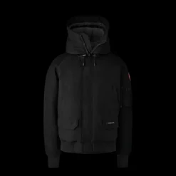 Blouson aviateur bomber CANADA GOOSE Chilliwack capuche noir
