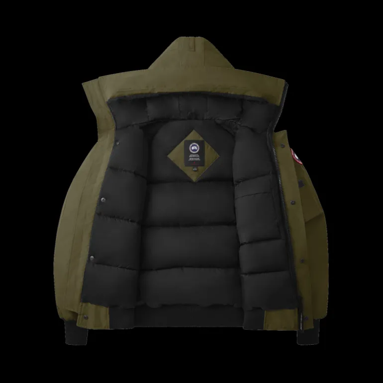 Blouson aviateur bomber Chilliwack capuche fourrure kaki