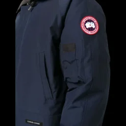 Blouson aviateur bomber CANADA GOOSE Chilliwack capuche bleu marine