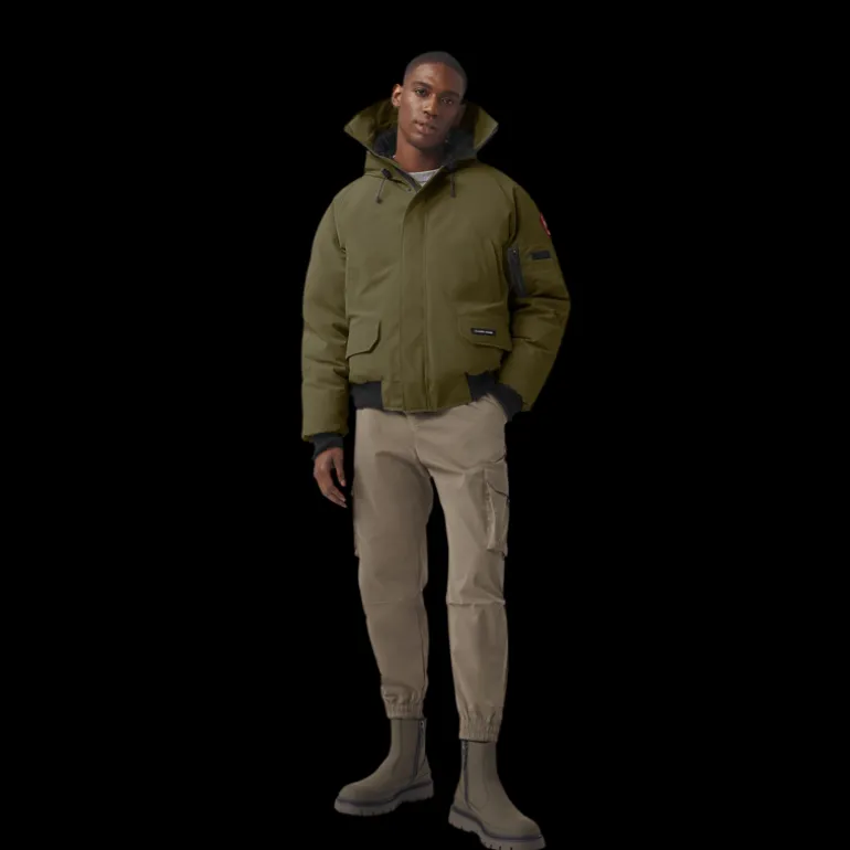 Blouson aviateur bomber Chilliwack capuche fourrure kaki