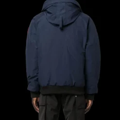 Blouson aviateur bomber CANADA GOOSE Chilliwack capuche bleu marine