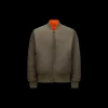 Blouson bomber réversible Neper Moncler x Mercedes-Benz by NIGO nylon kaki orange