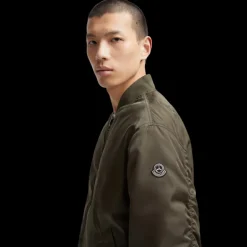 Blouson bomber réversible Neper Moncler x Mercedes-Benz by NIGO nylon kaki orange