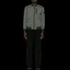 Blouson bomber STONE ISLAND nylon kaki patch Compass