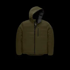 Blouson doudoune CANADA GOOSE Lodge Down Hoody nylon kaki black label