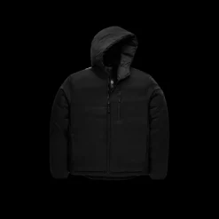 Blouson doudoune CANADA GOOSE Lodge Down Hoody nylon noir black label