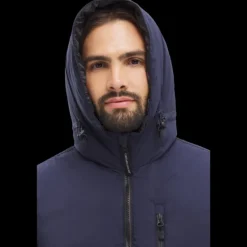 Blouson doudoune CANADA GOOSE Lodge down hoody nylon bleu marine