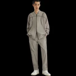 blouson veste zippée FENDI nylon beige monogramme FF