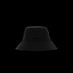 Bob à cordon AMI Paris toile nylon noir broderie logo