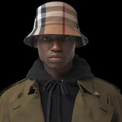 Bob BURBBERY toile coton Check Vintage Birch Brown marron