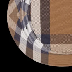 Bob BURBBERY toile coton Check Vintage Birch Brown marron