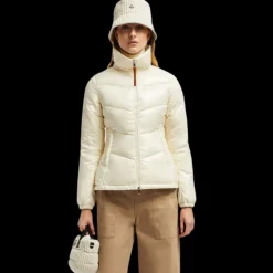 Bob MONCLER velours côtelé écru logo