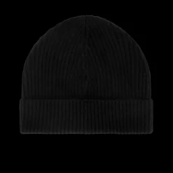 Bonnet  DOLCE & GABBANA laine cachemire noir plaque métal logo