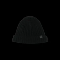 Bonnet TOM FORD cachemire côtelé noir