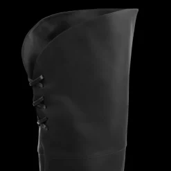 Bottes Cuissardes CHLOE Eve cuir veau brillant noir