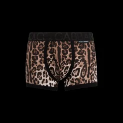 Boxer DOLCE & GABBANA imprimé leopard