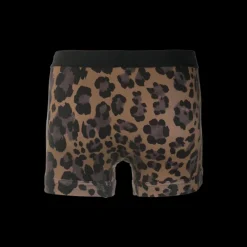 Boxer TOM FORD coton stretch noir marron imprimé léopard