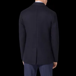 Caban CORNELIANI Peacoat laine vierge double face bleu marine