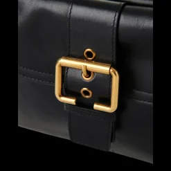 Camera bag Sac porté épaule CHLOE cuir buffle brillant noir