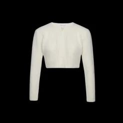 Cardigan court MAGDA BUTRYM mohair crème un bouton