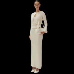 Cardigan court MAGDA BUTRYM mohair crème un bouton