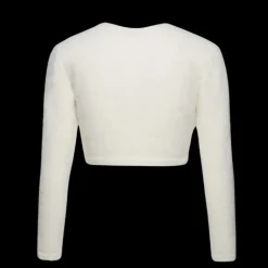 Cardigan court MAGDA BUTRYM mohair crème un bouton