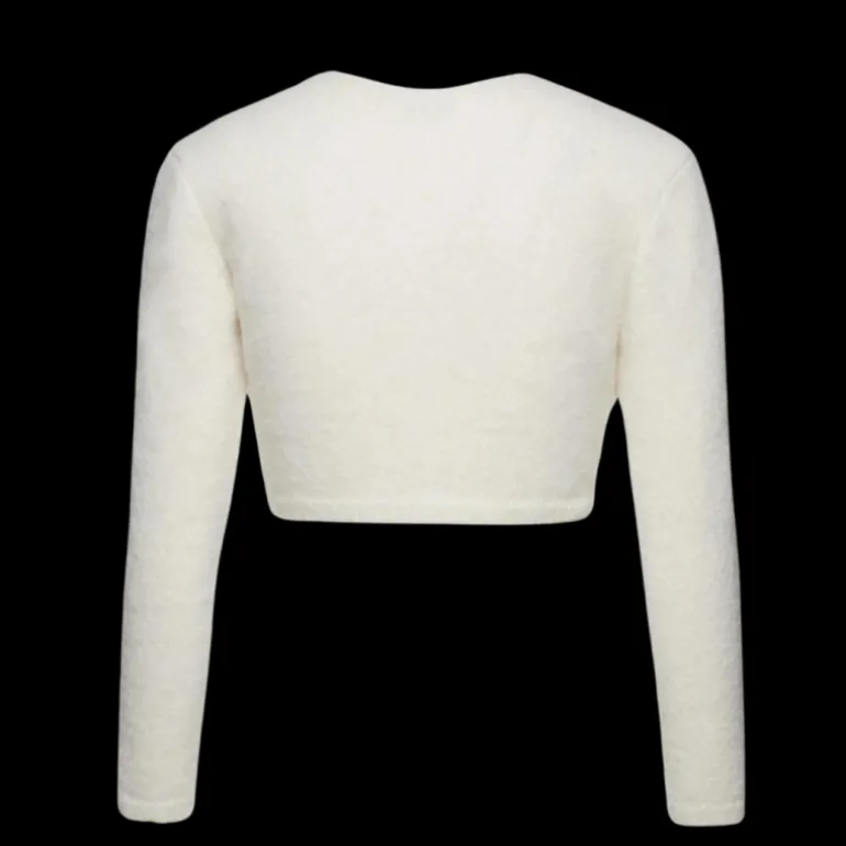 Cardigan court MAGDA BUTRYM mohair crème un bouton