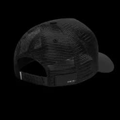 Casquette Camionneur AMIRI coton noir filet logo MA Blanc