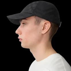 Casquette de baseball BURBERRY nylon jacquard noir check noir