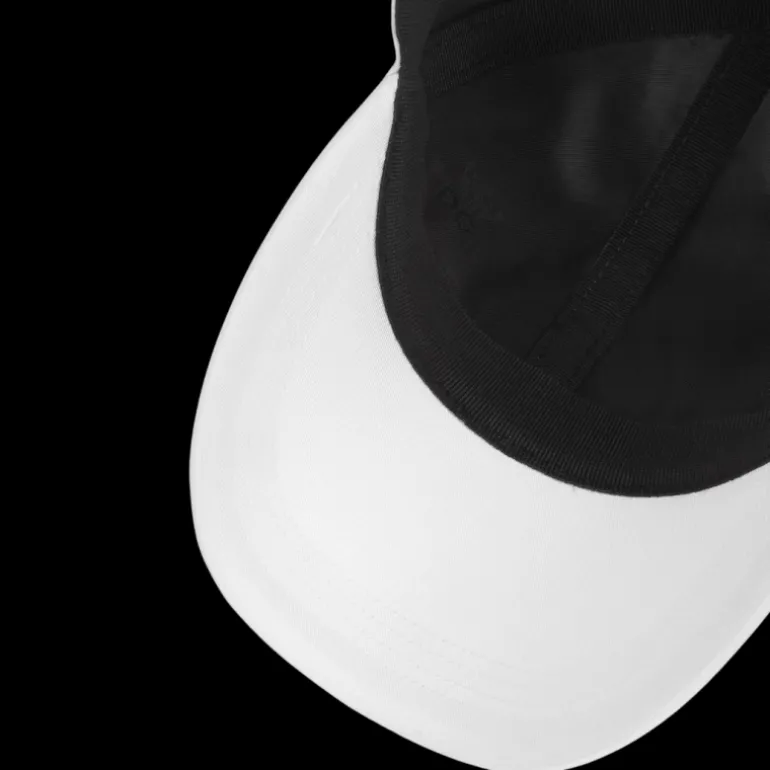 Casquette de baseball DOLCE & GABBANA coton stretch blanc plaque métal logo