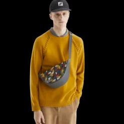 Casquette de baseball FENDI denim noir logo FF blanc