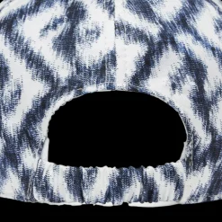 Casquette de baseball FENDI soie motif bleu blanc