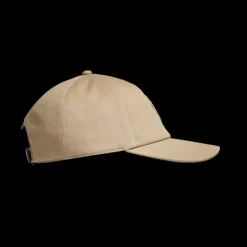 Casquette de baseball MONCLER gabardine coton beige logo Grenoble