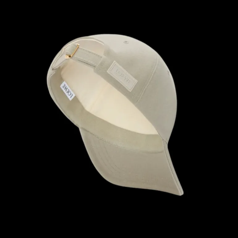 Casquette LOEWE toile gris patch anagram