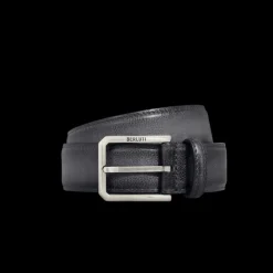 Ceinture Classique BERLUTI 35 mm Cuir Nero Grigrio